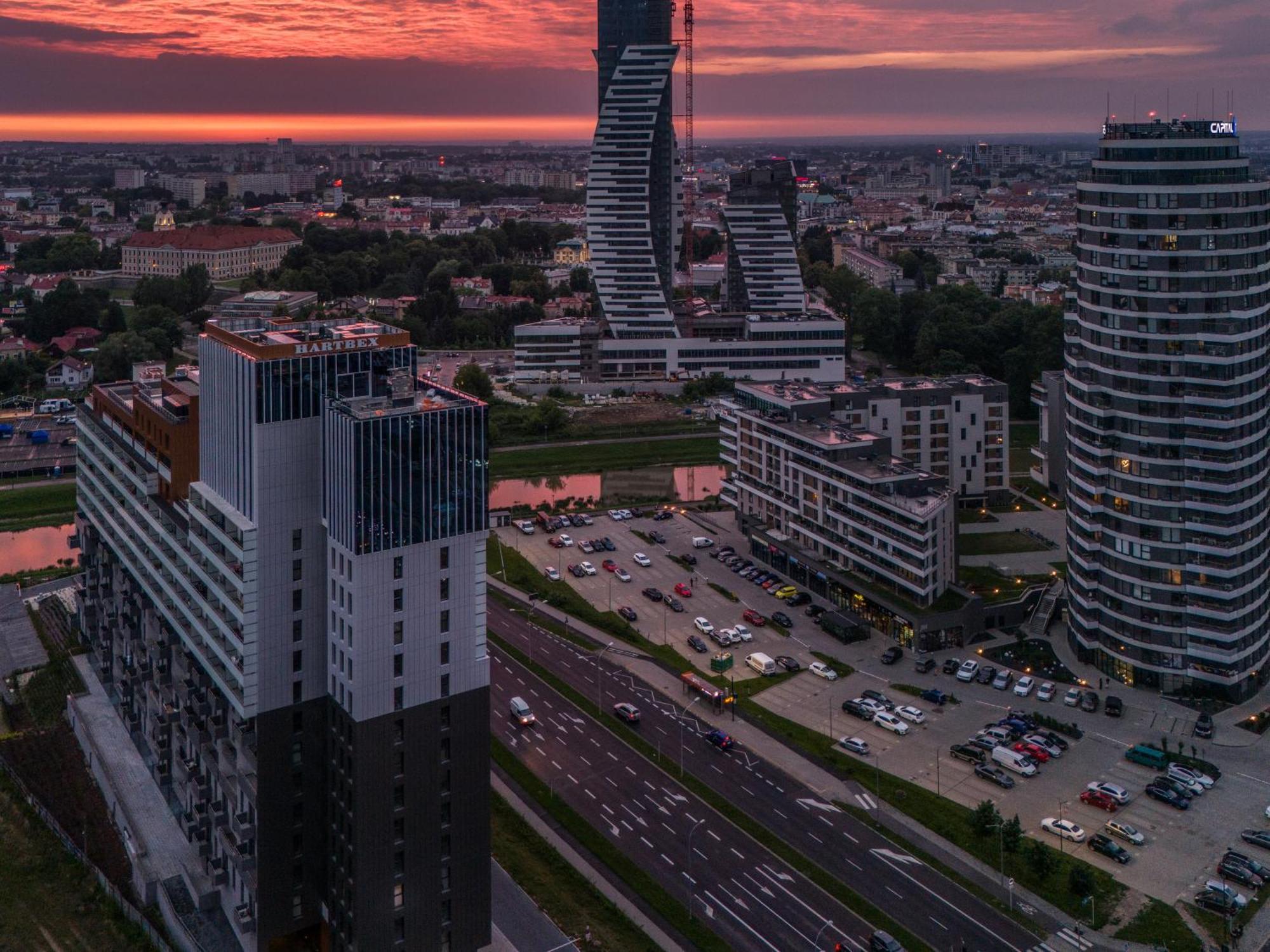 Riverside City View & Free Parking Rzeszów Esterno foto